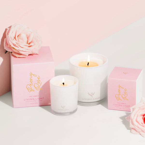 Peony Rose Soy Candles