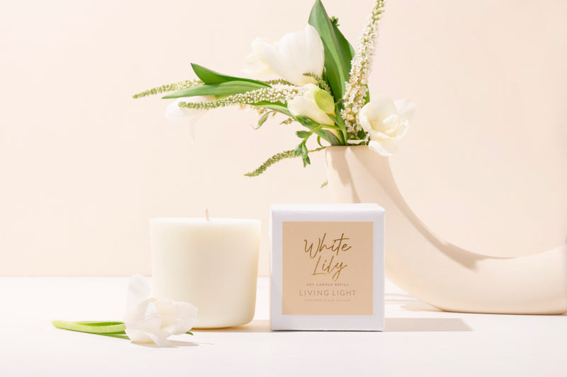 White Lily Soy Candles