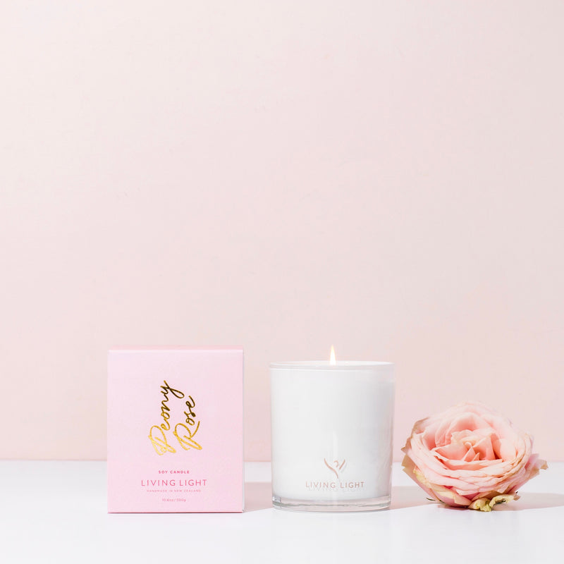 Peony Rose Soy Candles