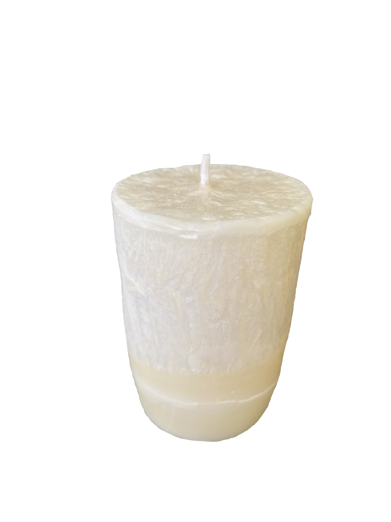 Fragrance Free Plant & Beeswax Votive in Hurricane Glass